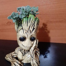 baby groot thinking 3d print model - Mito3D