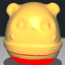 bébé hamster 3d print model - Mito3D