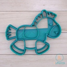 bebé caballo galletas cortador Galleta kukens agudo afilado fondant 3d print model - Mito3D