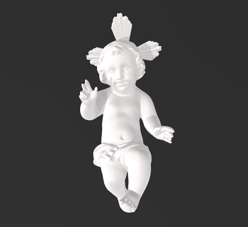 bebek isa ni Tanrı kilise Hıristiyanlık doğuş Noel Sanat İsa 3d print model - Mito3D