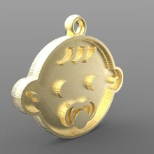 baby jewelry pendant fashion jewel printable 3d print model - Mito3D