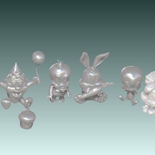 baby looney tunes game taz bugs bunny lucas 3d print model - Mito3D