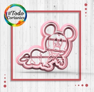 bebê mickey cortador casa minnie margarida Plutão Donald lanoso Disney marca marcador biscoito cortadores marcadores jogos rato 3d print model - Mito3D