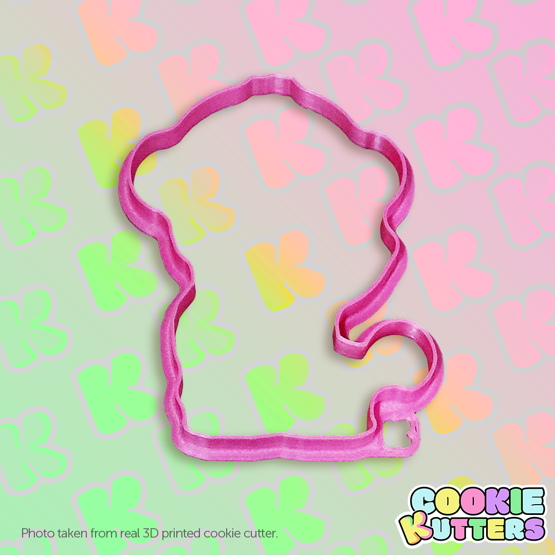 baby monkey cookie cutter mold silhouette kutters kitchen food recipe cookies 3d print contour 3D print model - Mito3D