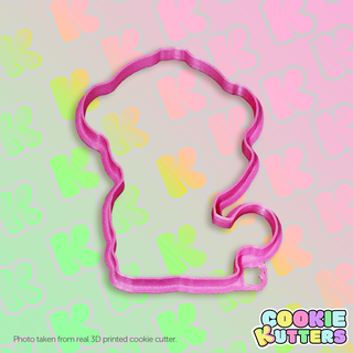 bébé singe biscuit coupeur moule silhouette coupeurs cuisine aliments recette biscuits 3d impression contour 3d print model - Mito3D