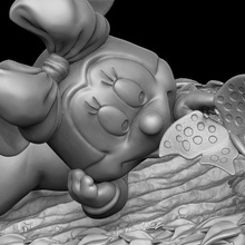 bébé Souris butterfly3d imprimable Jeu mouse3d minimiser Mickey disney 3d print model - Mito3D