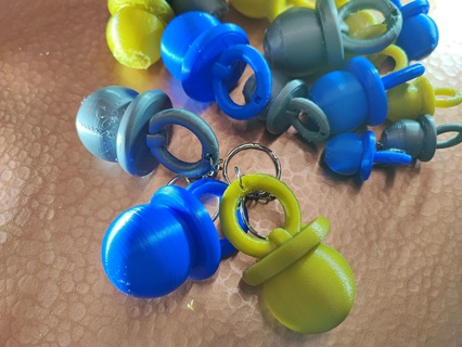 baby pacifier key ring pendant necklace teat mug lollipop lolette totosse tototte tututte allouille bricoloup 3d game sucker 3d print model - Mito3D