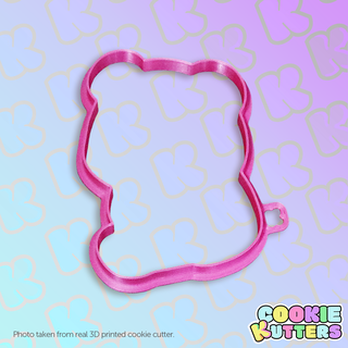 baby panda bear cookie cutter mold silhouette kutters kitchen food recipe cookies 3d print contour 3d print model - Mito3D