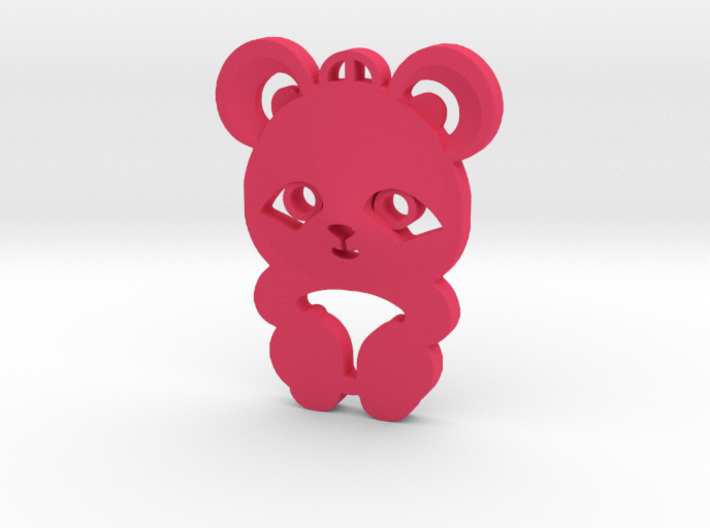 baby panda pendant bear 3D print model - Mito3D