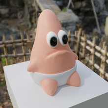 bebek Patrick sünger bob Şirin 3d print model - Mito3D