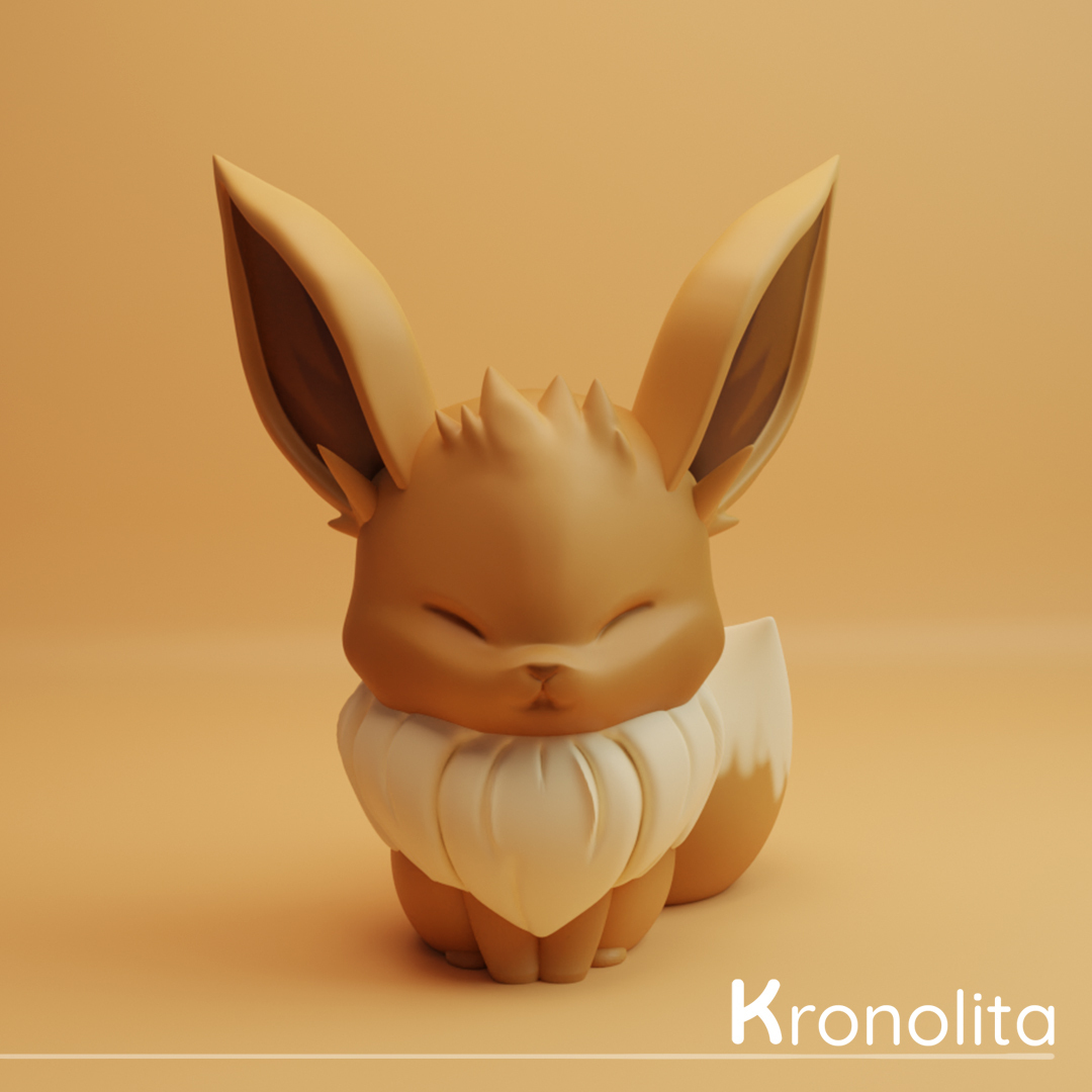 Eevee Trainer - Pokemon 3D Print Model by deathscythe124