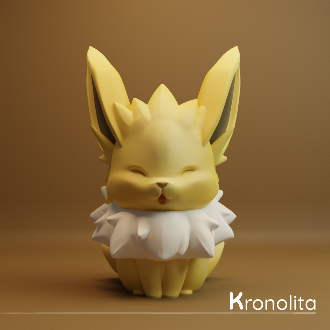bebek pokemon aşamalar Jolteon Eevee eeveelution anahtarlık anime Şirin Sanat oyuncak şekil Toplamak hayvan ihale parçalar Pikaçu pokeball rol 3D print model - Mito3D