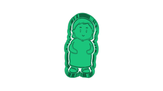 baby pregnant woman maternity 7 cutter stamp cookie cutter form stamp cookie cutter form cutter stamp cookie cutter form child party confectionery  3d print model - Mito3D