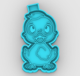 baby rubber duck - freshie mold silicone box Home 3d model molding mould stl how to make a manufacture of molds boxes for 3d print model - Mito3D