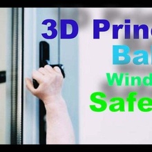 bebek Emniyet pencere çocuk çocuklar tıpa ev halkı 3d print model - Mito3D