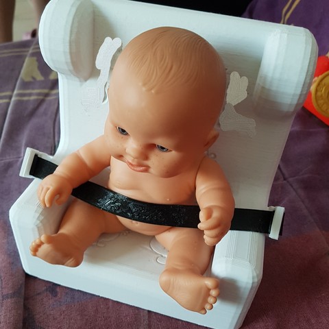 baby seat game doll kid 3D print model - Mito3D