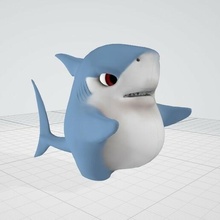 bébé requin musique sla libre 3d print model - Mito3D