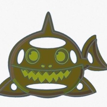 cucciolo di squalo cookie cutter vari 3d print model - Mito3D