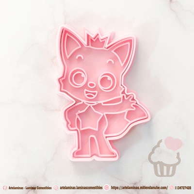 bebé tiburón pinkfong galleta cortador hogar casa corte sello estampado cocina pastelería tienda panadería galletas ping pong 3d print model - Mito3D