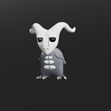 bebê shinigami a moda miniatura demônio gosth fantasma 3d print model - Mito3D