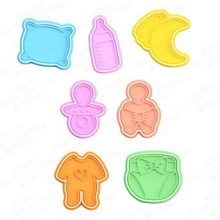 baby shower cookie cutter set 7 cutter set cutters cithen home cutter cook cookies cookie stamp set baby cid shower sliders toy buggy bottle