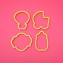 baby shower cookie cutters tool cutter bakery fondant girl 3d print model - Mito3D