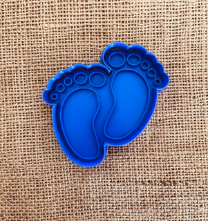 bebek duş ayak kurabiye kesici çeşitli gösteriş kalıbı kesiciler 3d print model - Mito3D
