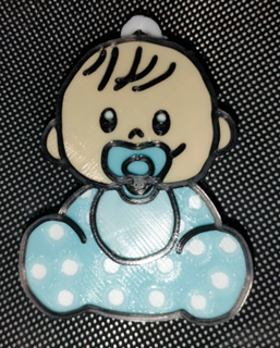 bebek duş anahtarlık bebek bebek duş kız oğlan Parti bebek kız çocuk 3d print model - Mito3D