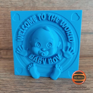 baby shower money card boy present giftcard cardholder moneycard moneybox moneyholder holder envelope gift cashcard greeting decoration stylized wallet babyshower tabletop decor 3d print model - Mito3D