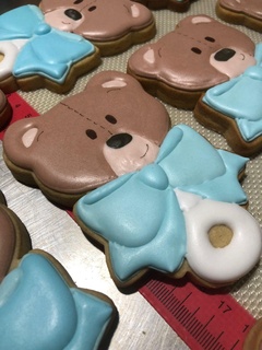 bebê chuveiro temático biscoito cortadores galleta cortador Urso pelúcia padaria pla brinquedo cortante galletas reposteria oso 3d print model - Mito3D