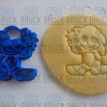 baby sonic - bebe movie flower cookie cutter home 3d print model - Mito3D