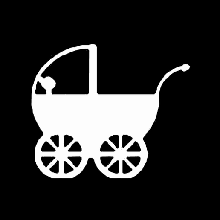baby stroller flip happy lalinea gadget 3d print model - Mito3D