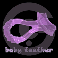 baby teether 01 touth model data 3d render 3dprint manifactoring 3d print model - Mito3D