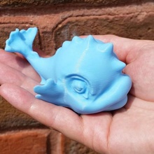 baby thames dolphin toy game creature fish 3d print model - Mito3D