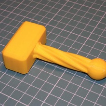 baby toy hammer game 3d print model - Mito3D