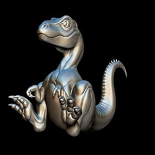 bebê trex de impressão 3d do modelo a arte rex dinossauro dino tyrannousar jurássico jurassicworld jurassicpark thelostworld pré-históricos 3d print model - Mito3D