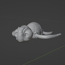 bambino tartaruga articolato 3d print model - Mito3D