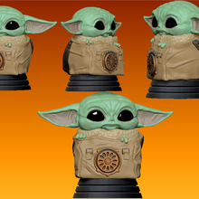 Baby Yoda Mandalorianer funko Star Kriege 3d print model - Mito3D