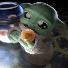 bébé yoda Jeu étoile guerres mignonne Jaune mandalorien 3d print model - Mito3D