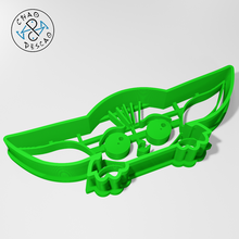 bebek Yoda star savaşlar kurabiye kesici fondan Şirin 3d print model - Mito3D