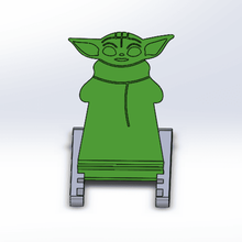 baby yoda adjustable phone stand gadget different adjust cooking movie design gift holding holder starwars 3d print model - Mito3D