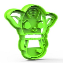 baby yoda cookie cutter 3d print model - Mito3D