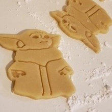 baby yoda cookie cutter various star buses cakes kitchen pastry art 3d print model - Mito3D