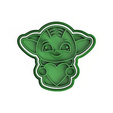 baby yoda cookie cutter baby yoda cookie cutter  baby yoda baby yoda star wars cookie cutters cookie cutters marzipan valentine's day love friendship day lovers cookie cokkie cutter valentine's day love love love  love short valentine's day february 14th 3d print model - Mito3D