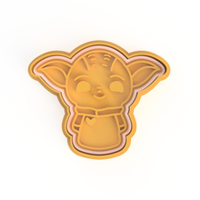 bebek Yoda kurabiye kesici star savaşlar kesiciler Badem ezmesi sevgililer gün Aşk dostluk 3d print model - Mito3D
