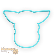 bébé yoda biscuit coupeur silhouette étoile guerres poisons ensemble 3d print model - Mito3D