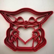 baby yoda cutter cookie 3d print model - Mito3D