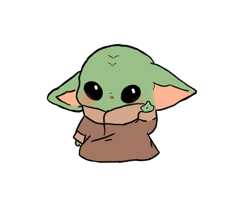baby yoda cutter Home cookies 3D print model - Mito3D