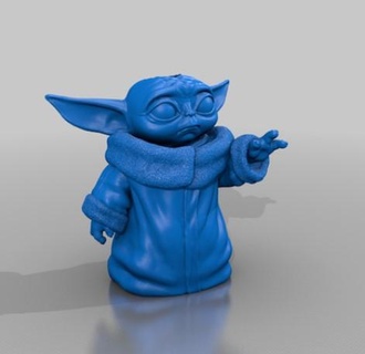 bebek Yoda mini bic dostum Sarı Yıldız Savaşları star savaşlar mando mandaloryalı Babyyoda güç çakmak 420 3d print model - Mito3D