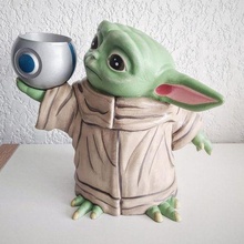 bebek Yoda ekici Sanat Yıldız Savaşları 3dprint Sarı 3d print model - Mito3D